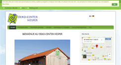 Desktop Screenshot of oekocenterhesper.lu