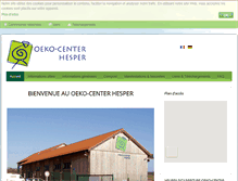 Tablet Screenshot of oekocenterhesper.lu